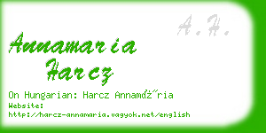 annamaria harcz business card